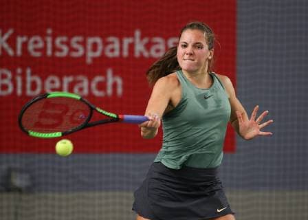Kathleen Kanev, Deutsche Meisterschaften 2018 Tennis - Deutsche Meisterschaften 2018 - Deutsche Meisterschaft - - Biberach an der Riss - Baden-Wuerttemberg - Germany - 11 December 2018. Â Copyright: xJuergenxHasenkopfx