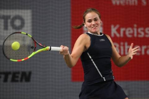 Stephanie Wagner, Deutsche Meisterschaften 2018 Tennis - Deutsche Meisterschaften 2018 - Deutsche Meisterschaft - - Biberach an der Riss - Baden-Wuerttemberg - Germany - 11 December 2018. Â Copyright: xJuergenxHasenkopfx