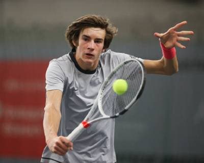 Henri Squire, Deutsche Meisterschaften 2018 Tennis - Deutsche Meisterschaften 2018 - Deutsche Meisterschaft - - Biberach an der Riss - Baden-Wuerttemberg - Germany - 11 December 2018. Â Copyright: xJuergenxHasenkopfx