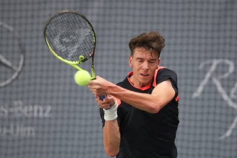 Nils Brinkmann, Deutsche Meisterschaften 2018 Tennis - Deutsche Meisterschaften 2018 - Deutsche Meisterschaft - - Biberach an der Riss - Baden-Wuerttemberg - Germany - 11 December 2018. Â Copyright: xJuergenxHasenkopfx