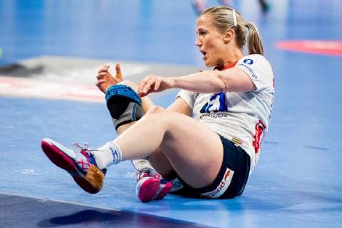 181212 Heidi Loke of Norway during the EHF European Women s Handball Championship match between Spain and Norway on December 11, 2018 in Nancy. Photo: Fredrik Varfjell BILDBYRAN kod FV 150184 Copyright: FREDRIKxVARFJELL BB181212FV014