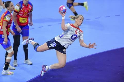 Handball, Damen EM, Spanien - Norwegen Loke Heidi HANDBALL : Championnat d Europe Feminin 2018 - Nancy 012 12 2018 - Espagne vs Norvege - 2e Tour MAO Panoramic 