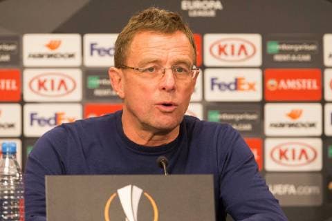 RB Leipzig - PK Fussball EL Leipzig, 12.12.2018, Red Bull Arena, Fussball, Euro League , RB Leipzig - Pressekonferenz vor dem Spiel gegen Trondheim , Im Bild: Trainer Ralf Rangnick ,