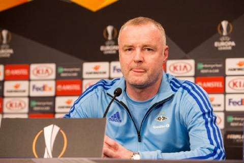 Trondheim - PK Fussball EL Leipzig, 12.12.2018, Red Bull Arena, Fussball, Euro League , Rosenborg Trondheim - Pressekonferenz vor dem Spiel gegen RB Leipzig , Im Bild: Trainer Rini Coolen (Trondheim) ,