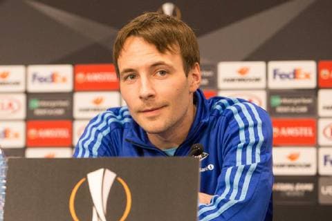 Trondheim - PK Fussball EL Leipzig, 12.12.2018, Red Bull Arena, Fussball, Euro League , Rosenborg Trondheim - Pressekonferenz vor dem Spiel gegen RB Leipzig , Im Bild: Mike Jensen (Trondheim) ,