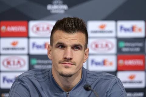 RSC Anderlecht press conference PK Pressekonferenz - Zagreb, Croatia 12.12.2018., Zagreb, Croatia - RSC Anderlecht press conference on the occasion of UEFA Champions League football match with GNK Dinamo. Ivan Santini.  LukaxStanzl PIXSELL