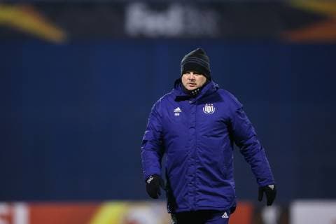 PXL_RSC Anderlecht training - Zagreb, Croatia 12.12.2018., Zagreb, Croatia - RSC Anderlecht training on the occasion of UEFA Champions League football match with GNK Dinamo. Hein Vanhaezebrouck.  LukaxStanzl PIXSELL
