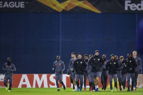 PXL_RSC Anderlecht training - Zagreb, Croatia 12.12.2018., Zagreb, Croatia - RSC Anderlecht training on the occasion of UEFA Champions League football match with GNK Dinamo.  LukaxStanzl PIXSELL