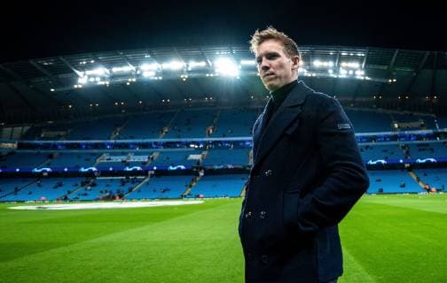 12.12.2018, xfux, Fussball UEFA Champions League, Manchester City FC - TSG 1899 Hoffenheim, emspor, v.l. Trainer Julian Nagelsmann (TSG 1899 Hoffenheim) Manchester