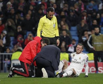 Soccer match between Real Madrid and CSK, of the Champions League 2018 2019, held at the Santiago Bernabeu stadium, in Madrid. (Photo: Jose Cuesta 261 Cordon Press). Gareth Bale Cordon Press