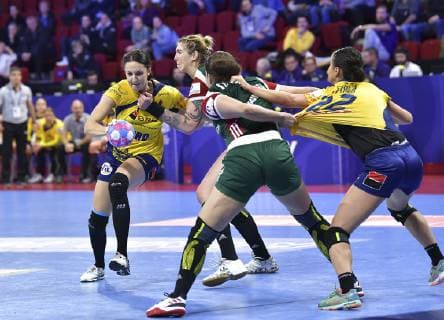 Neagu Cristina HANDBALL : Championnat d Europe Feminin 2018 - Nancy 012 12 2018 - Hongrie vs Roumanie - 2e Tour MAO Panoramic 
