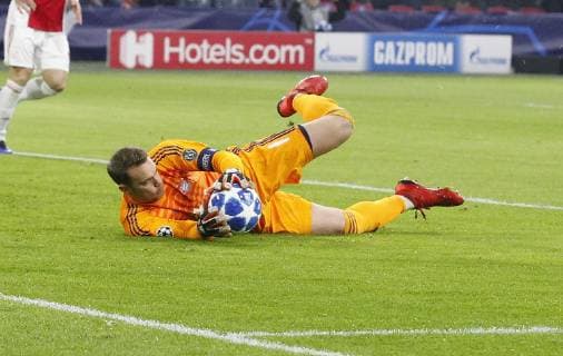 Manuel Neuer (Bayern) . Ajax Amsterdam-FC Bayern München . Amsterdam, NLD, 12.12.2018, Fussball-Champions League 2018-2019 .
