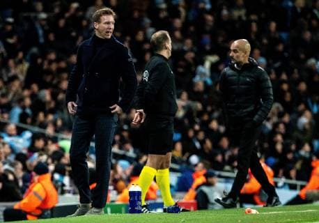 12.12.2018, xfux, Fussball UEFA Champions League, Manchester City FC - TSG 1899 Hoffenheim, emspor, v.l. Trainer Julian Nagelsmann (TSG 1899 Hoffenheim) Manchester