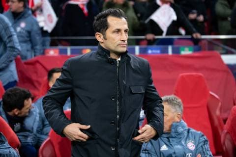 12.12.2018, xkvx, Fussball UEFA Champions League, Ajax Amsterdam - FC Bayern Muenchen emspor, v.l. Sportdirektor Hasan Salihamidzic (FCB - FC Bayern Muenchen) (DFL DFB REGULATIONS PROHIBIT ANY USE OF PHOTOGRAPHS as IMAGE SEQUENCES and or QUASI-VIDEO) Amsterdam