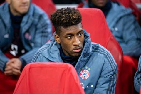 12.12.2018, xkvx, Fussball UEFA Champions League, Ajax Amsterdam - FC Bayern Muenchen emspor, v.l. Kingsley Coman (FCB - FC Bayern Muenchen) (DFL DFB REGULATIONS PROHIBIT ANY USE OF PHOTOGRAPHS as IMAGE SEQUENCES and or QUASI-VIDEO) Amsterdam