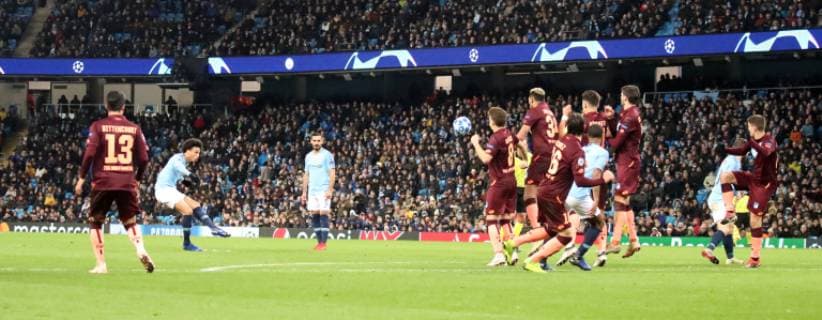 Manchester City - TSG 1899 Hoffenheim England, Manchester, 12.12.2018, Fussball, UEFA Champions League, Saison 2018 2019, 6. Spieltag, Manchester City - TSG 1899 Hoffenheim: Leroy Sane (Manchester City); Tor 1:1 Sane.