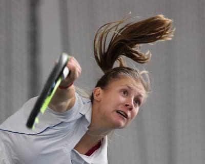Anna Gabric, Deutsche Meisterschaften 2018 Tennis - Deutsche Meisterschaften 2018 - Deutsche Meisterschaft - - Biberach an der Riss - Baden-Wuerttemberg - Germany - 12 December 2018. Â Copyright: xJuergenxHasenkopfx