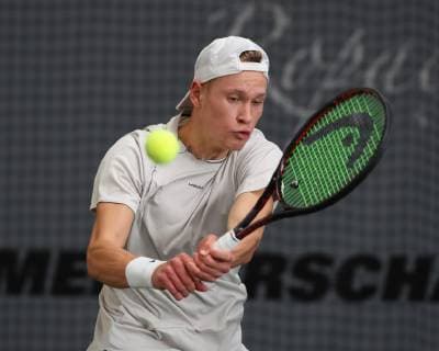Leopold Zima, Deutsche Meisterschaften 2018 Tennis - Deutsche Meisterschaften 2018 - Deutsche Meisterschaft - - Biberach an der Riss - Baden-Wuerttemberg - Germany - 12 December 2018. Â Copyright: xJuergenxHasenkopfx