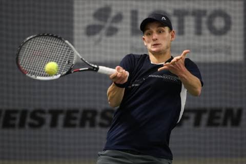 Osman Torski, Deutsche Meisterschaften 2018 Tennis - Deutsche Meisterschaften 2018 - Deutsche Meisterschaft - - Biberach an der Riss - Baden-Wuerttemberg - Germany - 12 December 2018. Â Copyright: xJuergenxHasenkopfx