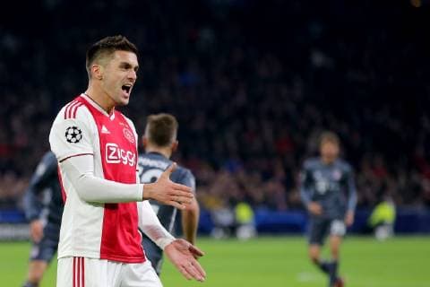 Dusan Tadic ( AFC Ajax Amsterdam 10 ), Ajax Amsterdam vs FC Bayern Muenchen, Fussball, Champions League Gruppenphase,12.12.2018 Ajax Amsterdam vs FC Bayern Muenchen, Fussball, Champions League Gruppenphase,12.12.2018 Amsterdam Copyright: xLanger Eibner-Pressefotox EP_HLR