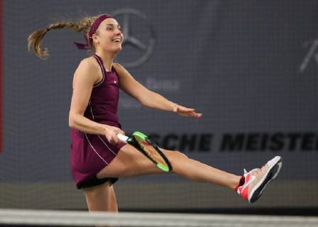 Antonia Lottner, Deutsche Meisterschaften 2018 Tennis - Deutsche Meisterschaften 2018 - Deutsche Meisterschaft - - Biberach an der Riss - Baden-Wuerttemberg - Germany - 12 December 2018. Â Copyright: xJuergenxHasenkopfx
