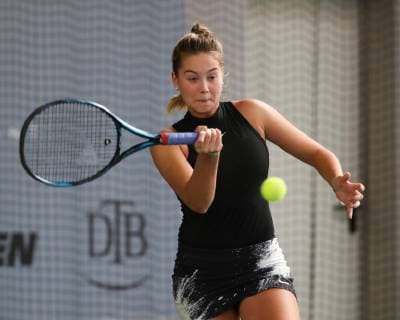 Emily Seibold, Deutsche Meisterschaften 2018 Tennis - Deutsche Meisterschaften 2018 - Deutsche Meisterschaft - - Biberach an der Riss - Baden-Wuerttemberg - Germany - 12 December 2018. Â Copyright: xJuergenxHasenkopfx
