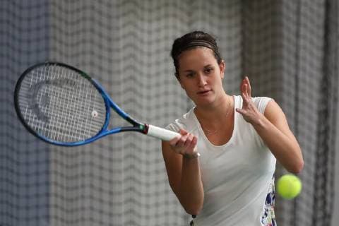 Franziska Koenig, Deutsche Meisterschaften 2018 Tennis - Deutsche Meisterschaften 2018 - Deutsche Meisterschaft - - Biberach an der Riss - Baden-Wuerttemberg - Germany - 12 December 2018. Â Copyright: xJuergenxHasenkopfx