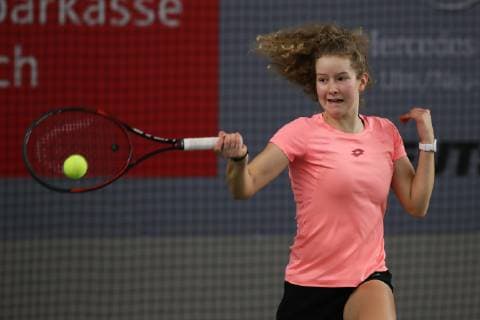Julia Middendorf, Deutsche Meisterschaften 2018 Tennis - Deutsche Meisterschaften 2018 - Deutsche Meisterschaft - - Biberach an der Riss - Baden-Wuerttemberg - Germany - 12 December 2018. Â Copyright: xJuergenxHasenkopfx