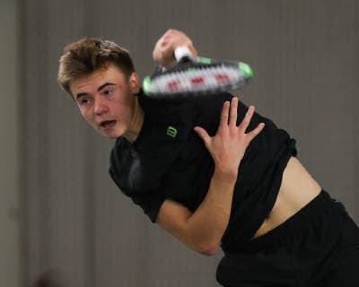 Niklas Guttau, Deutsche Meisterschaften 2018 Tennis - Deutsche Meisterschaften 2018 - Deutsche Meisterschaft - - Biberach an der Riss - Baden-Wuerttemberg - Germany - 12 December 2018. Â Copyright: xJuergenxHasenkopfx