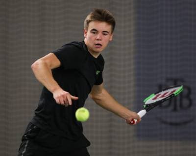 Niklas Guttau, Deutsche Meisterschaften 2018 Tennis - Deutsche Meisterschaften 2018 - Deutsche Meisterschaft - - Biberach an der Riss - Baden-Wuerttemberg - Germany - 12 December 2018. Â Copyright: xJuergenxHasenkopfx
