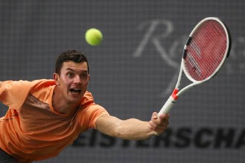Rene Schulte, Deutsche Meisterschaften 2018 Tennis - Deutsche Meisterschaften 2018 - Deutsche Meisterschaft - - Biberach an der Riss - Baden-Wuerttemberg - Germany - 12 December 2018. Â Copyright: xJuergenxHasenkopfx