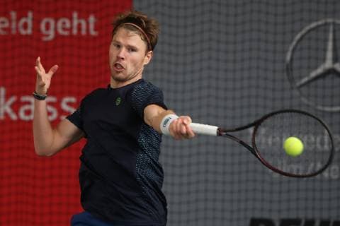 Christian Hansen, Deutsche Meisterschaften 2018 Tennis - Deutsche Meisterschaften 2018 - Deutsche Meisterschaft - - Biberach an der Riss - Baden-Wuerttemberg - Germany - 12 December 2018. Â Copyright: xJuergenxHasenkopfx