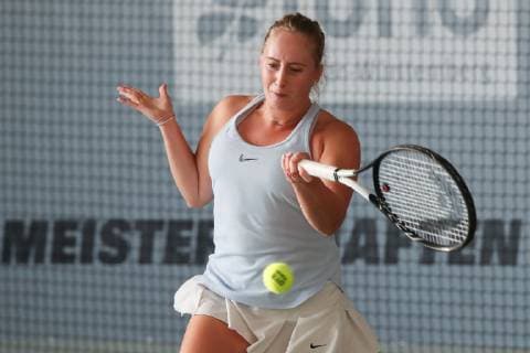 Julia Wachaczyk, Deutsche Meisterschaften 2018 Tennis - Deutsche Meisterschaften 2018 - Deutsche Meisterschaft - - Biberach an der Riss - Baden-Wuerttemberg - Germany - 12 December 2018. Â Copyright: xJuergenxHasenkopfx