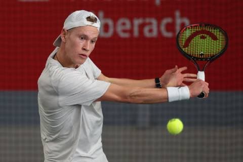 Leopold Zima, Deutsche Meisterschaften 2018 Tennis - Deutsche Meisterschaften 2018 - Deutsche Meisterschaft - - Biberach an der Riss - Baden-Wuerttemberg - Germany - 12 December 2018. Â Copyright: xJuergenxHasenkopfx