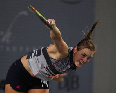 Stephanie Wagner, Deutsche Meisterschaften 2018 Tennis - Deutsche Meisterschaften 2018 - Deutsche Meisterschaft - - Biberach an der Riss - Baden-Wuerttemberg - Germany - 12 December 2018. Â Copyright: xJuergenxHasenkopfx