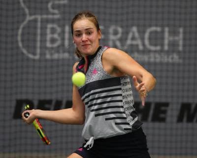 Stephanie Wagner, Deutsche Meisterschaften 2018 Tennis - Deutsche Meisterschaften 2018 - Deutsche Meisterschaft - - Biberach an der Riss - Baden-Wuerttemberg - Germany - 12 December 2018. Â Copyright: xJuergenxHasenkopfx