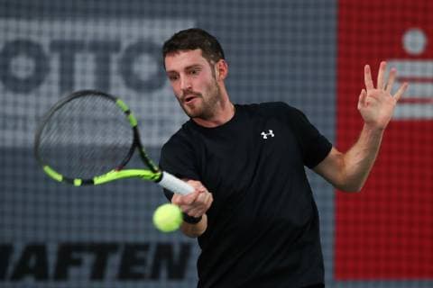 Stephan Hoiss, Deutsche Meisterschaften 2018 Tennis - Deutsche Meisterschaften 2018 - Deutsche Meisterschaft - - Biberach an der Riss - Baden-Wuerttemberg - Germany - 12 December 2018. Â Copyright: xJuergenxHasenkopfx
