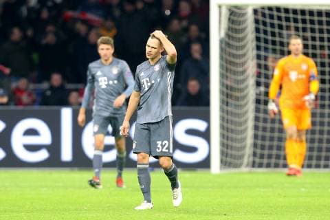 Joshua Kimmich (FC Bayern Muenchen 32) nach dem 1:1, Ajax Amsterdam vs FC Bayern Muenchen, Fussball, Champions League Gruppenphase,12.12.2018 Ajax Amsterdam vs FC Bayern Muenchen, Fussball, Champions League Gruppenphase,12.12.2018 Amsterdam Copyright: xLanger Eibner-Pressefotox EP_HLR
