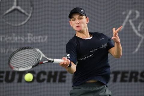 Osman Torski, Deutsche Meisterschaften 2018 Tennis - Deutsche Meisterschaften 2018 - Deutsche Meisterschaft - - Biberach an der Riss - Baden-Wuerttemberg - Germany - 12 December 2018. Â Copyright: xJuergenxHasenkopfx