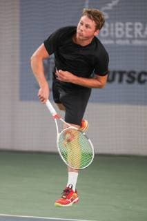 Lukas Ollert, Deutsche Meisterschaften 2018 Tennis - Deutsche Meisterschaften 2018 - Deutsche Meisterschaft - - Biberach an der Riss - Baden-Wuerttemberg - Germany - 12 December 2018. Â Copyright: xJuergenxHasenkopfx