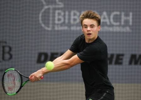 Niklas Guttau, Deutsche Meisterschaften 2018 Tennis - Deutsche Meisterschaften 2018 - Deutsche Meisterschaft - - Biberach an der Riss - Baden-Wuerttemberg - Germany - 12 December 2018. Â Copyright: xJuergenxHasenkopfx