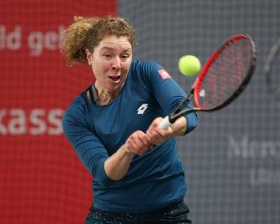 Sport Bilder des Tages Anna-Lena Friedsam, Deutsche Meisterschaften 2018 Tennis - Deutsche Meisterschaften 2018 - Deutsche Meisterschaft - - Biberach an der Riss - Baden-Wuerttemberg - Germany - 13 December 2018. Â Copyright: xJuergenxHasenkopfx