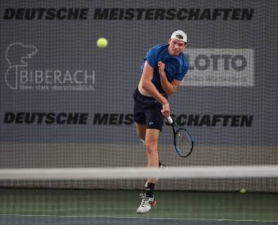 Louis Wessels, Deutsche Meisterschaften 2018 Tennis - Deutsche Meisterschaften 2018 - Deutsche Meisterschaft - - Biberach an der Riss - Baden-Wuerttemberg - Germany - 13 December 2018. Â Copyright: xJuergenxHasenkopfx