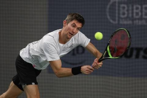 Yannick Maden, Deutsche Meisterschaften 2018 Tennis - Deutsche Meisterschaften 2018 - Deutsche Meisterschaft - - Biberach an der Riss - Baden-Wuerttemberg - Germany - 13 December 2018. Â Copyright: xJuergenxHasenkopfx