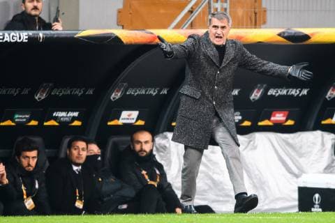 181213 Senol Günes, head coach of Besiktas, during the Europa league match between Besiktas and Malmö FF on December 13, 2018 in Istanbul. Photo: Petter Arvidson BILDBYRN kod PA 92175 Copyright: PETTERxARVIDSON BB181213PA028