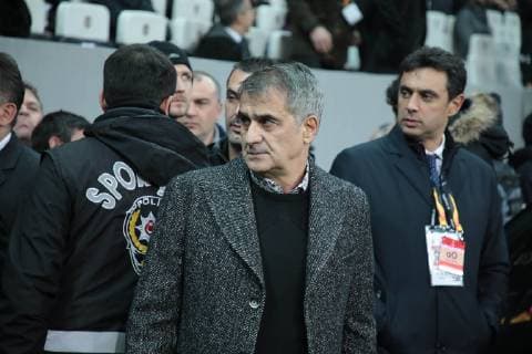 Coach Senol Gunes of Besiktas during the UEFA Europa League match between Besiktas and Malmo at Vodafone Park in Istanbul , Turkey on December 13 , 2018. 