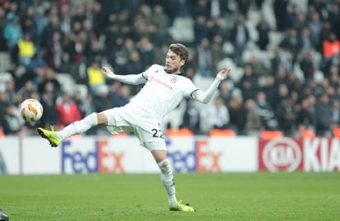Adem Ljajic of Besiktas during the UEFA Europa League match between Besiktas and Malmo at Vodafone Park in Istanbul , Turkey on December 13 , 2018. 