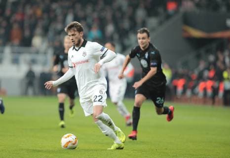 Adem Ljajic of Besiktas during the UEFA Europa League match between Besiktas and Malmo at Vodafone Park in Istanbul , Turkey on December 13 , 2018. 