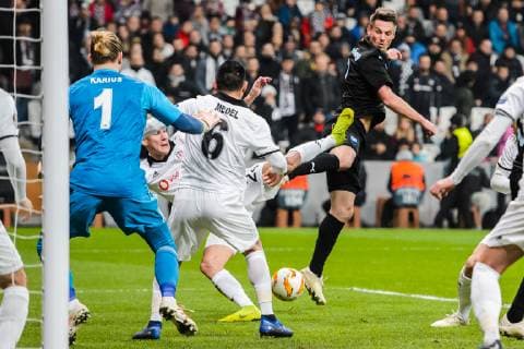 181213 Markus Rosenberg of Malmö FF during the Europa league match between Besiktas and Malmö FF on December 13, 2018 in Istanbul. Photo: Petter Arvidson BILDBYRN kod PA 92175 Copyright: PETTERxARVIDSON BB181213PA103