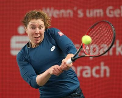 Anna-Lena Friedsam, Deutsche Meisterschaften 2018 Tennis - Deutsche Meisterschaften 2018 - Deutsche Meisterschaft - - Biberach an der Riss - Baden-Wuerttemberg - Germany - 13 December 2018. Â Copyright: xJuergenxHasenkopfx